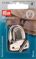 Prym Steckschloss silber 26mm